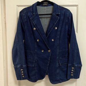 Denim blazer by Allegra K